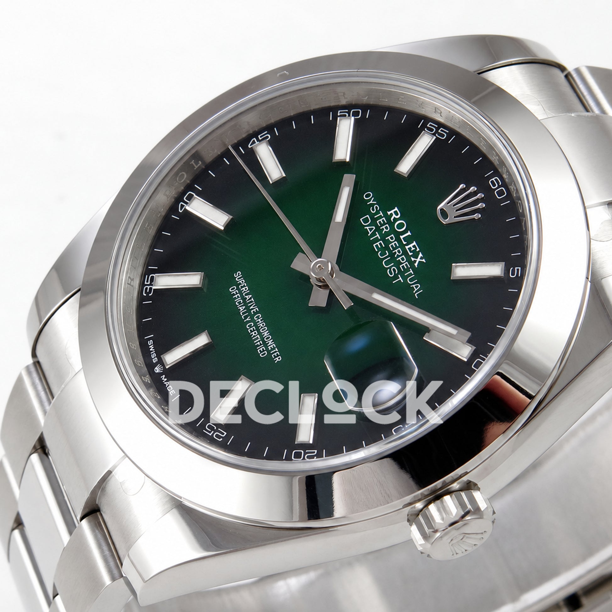Rolex Datejust 41 126300 Green Ombre Oyster ERF JH3235 Free Sprung
