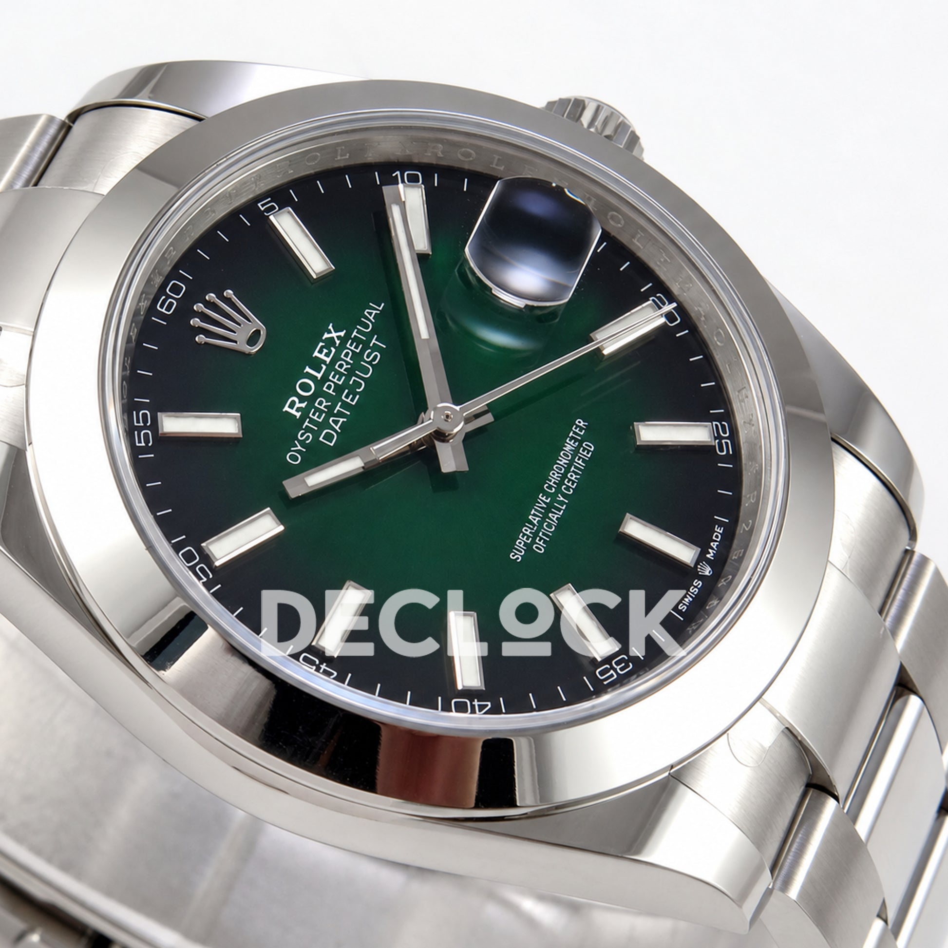 Rolex Datejust 41 126300 Green Ombre Oyster ERF JH3235 Free Sprung