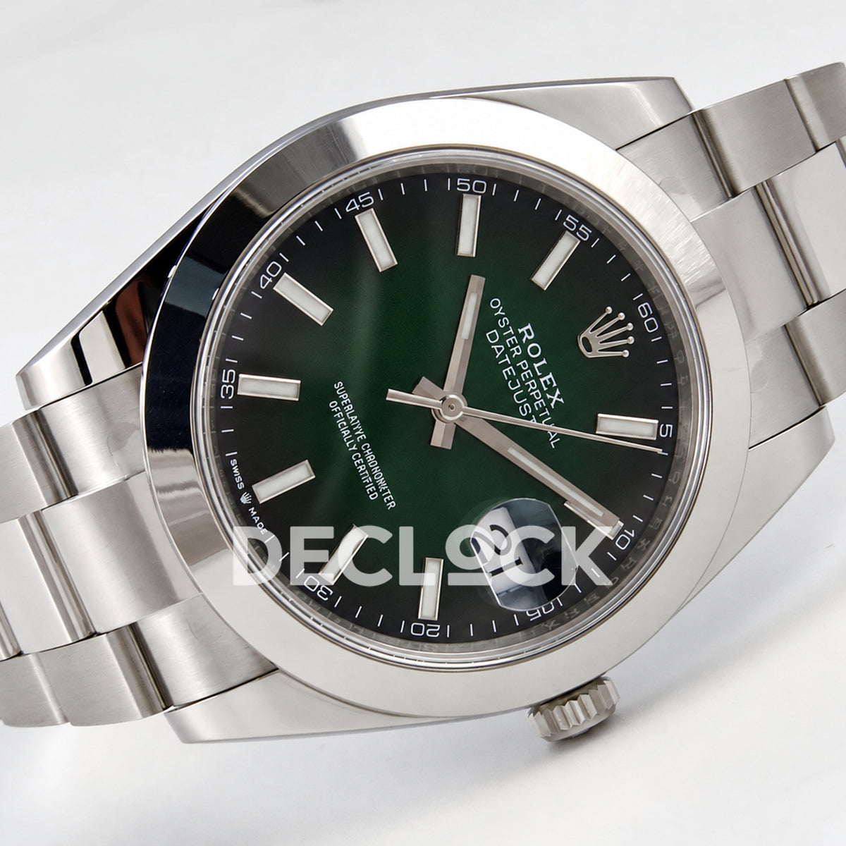 Rolex Datejust 41 126300 Green Ombre Oyster ERF JH3235 Free Sprung