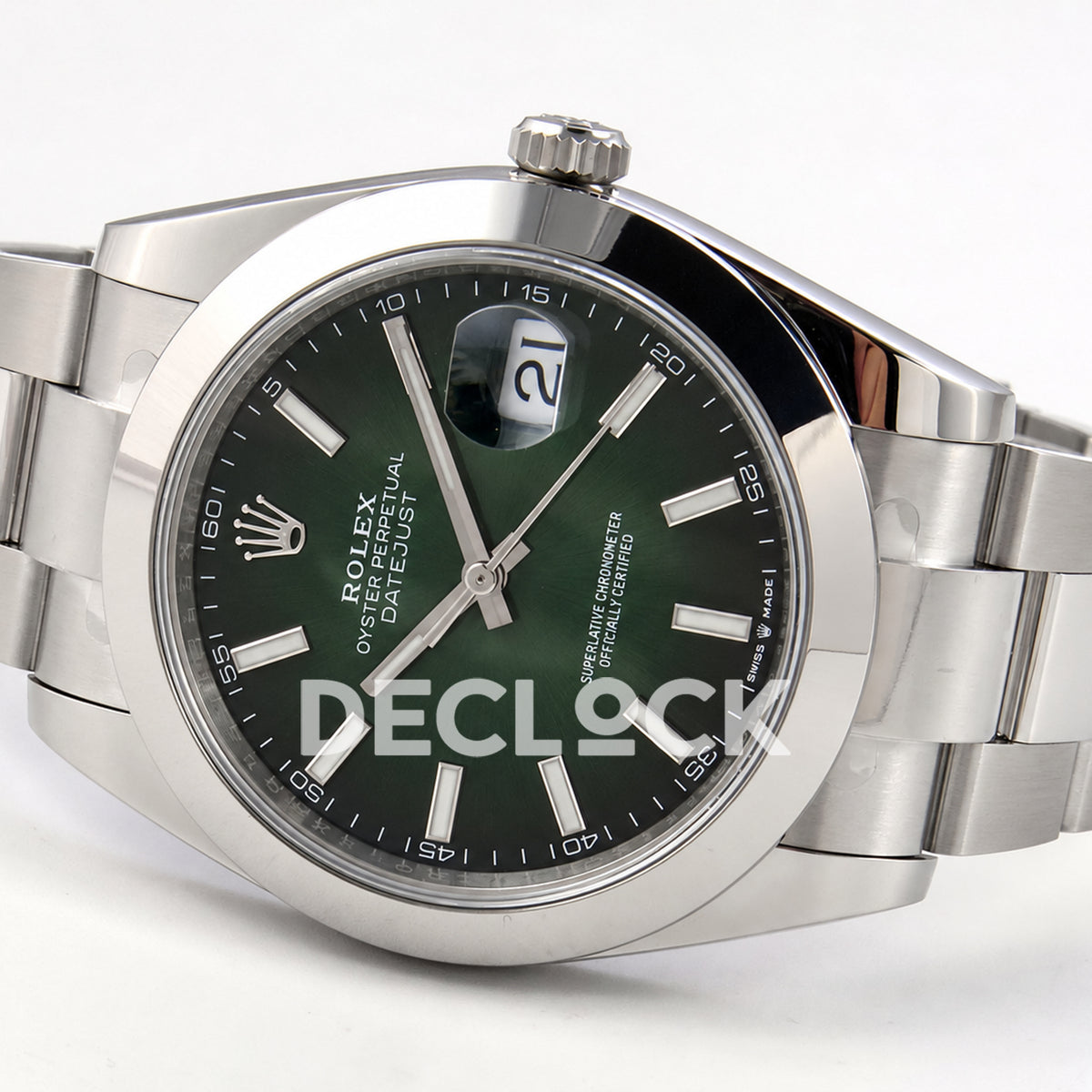 Rolex Datejust 41 126300 Green Ombre Oyster ERF JH3235 Free Sprung