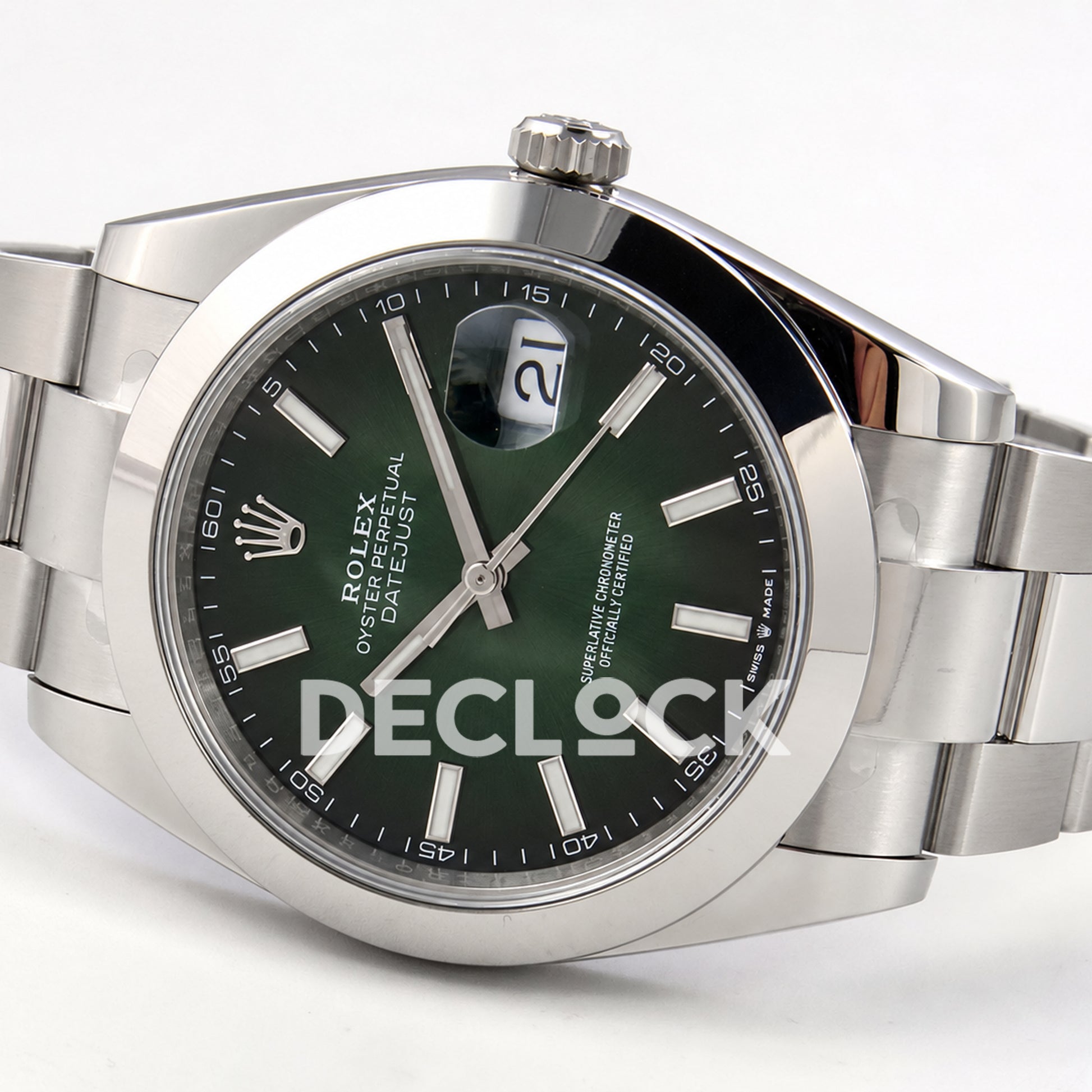 Rolex Datejust 41 126300 Green Ombre Oyster ERF JH3235 Free Sprung