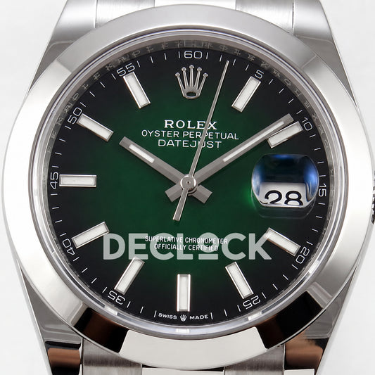 Rolex Datejust 41 126300 Green Ombre Oyster SEEK VR3235