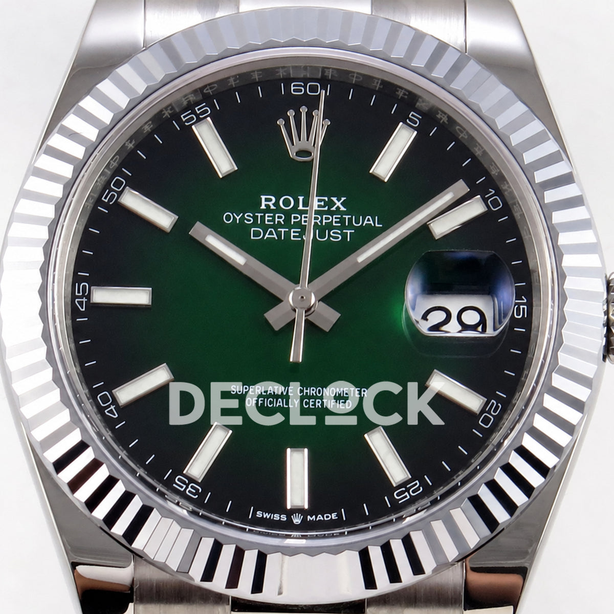 Rolex Datejust 41 126334 Green Ombre Oyster SEEK VR3235