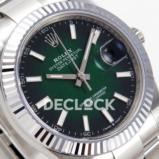 Rolex Datejust 41 126334 Green Ombre Oyster SEEK VR3235