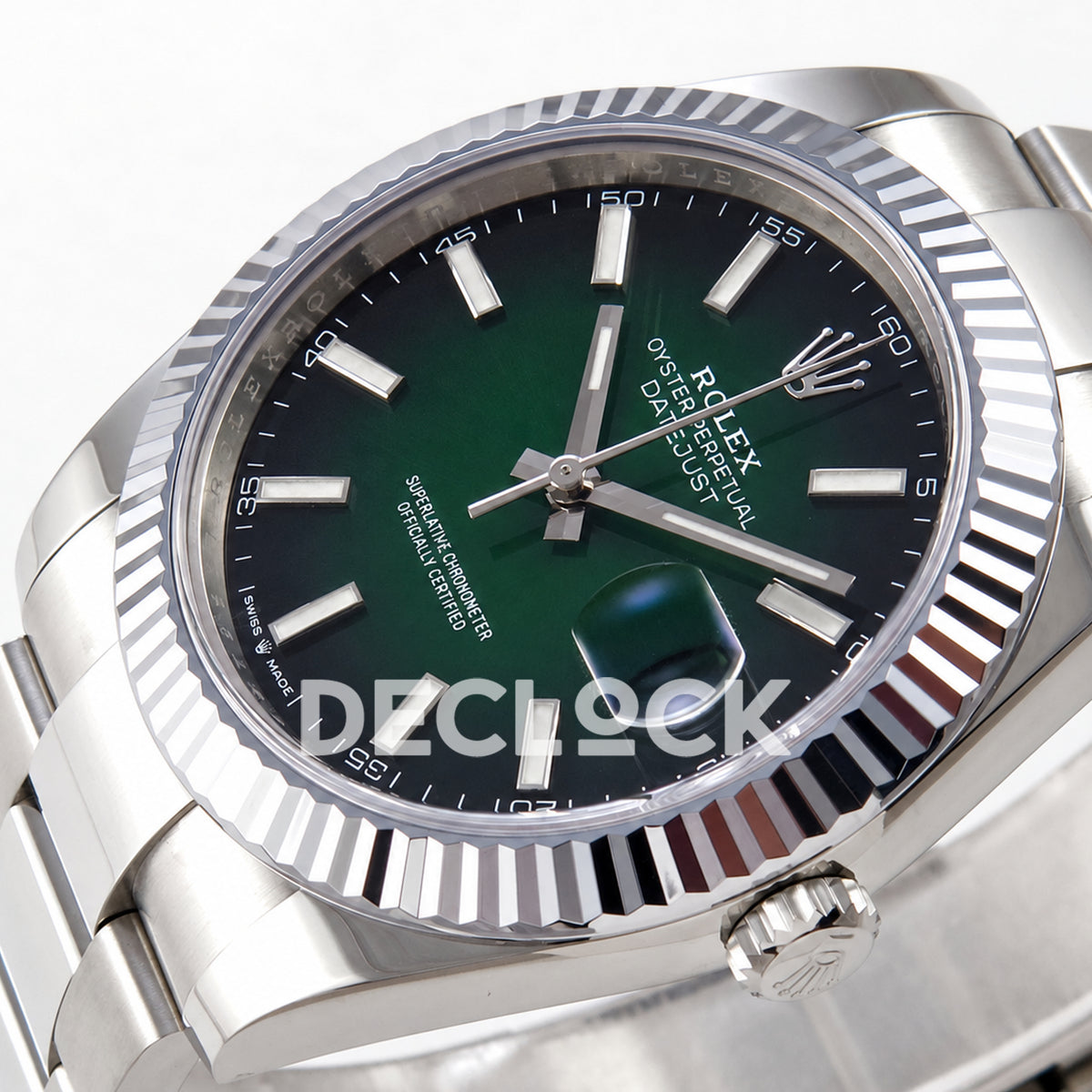 Rolex Datejust 41 126334 Green Ombre Oyster SEEK VR3235