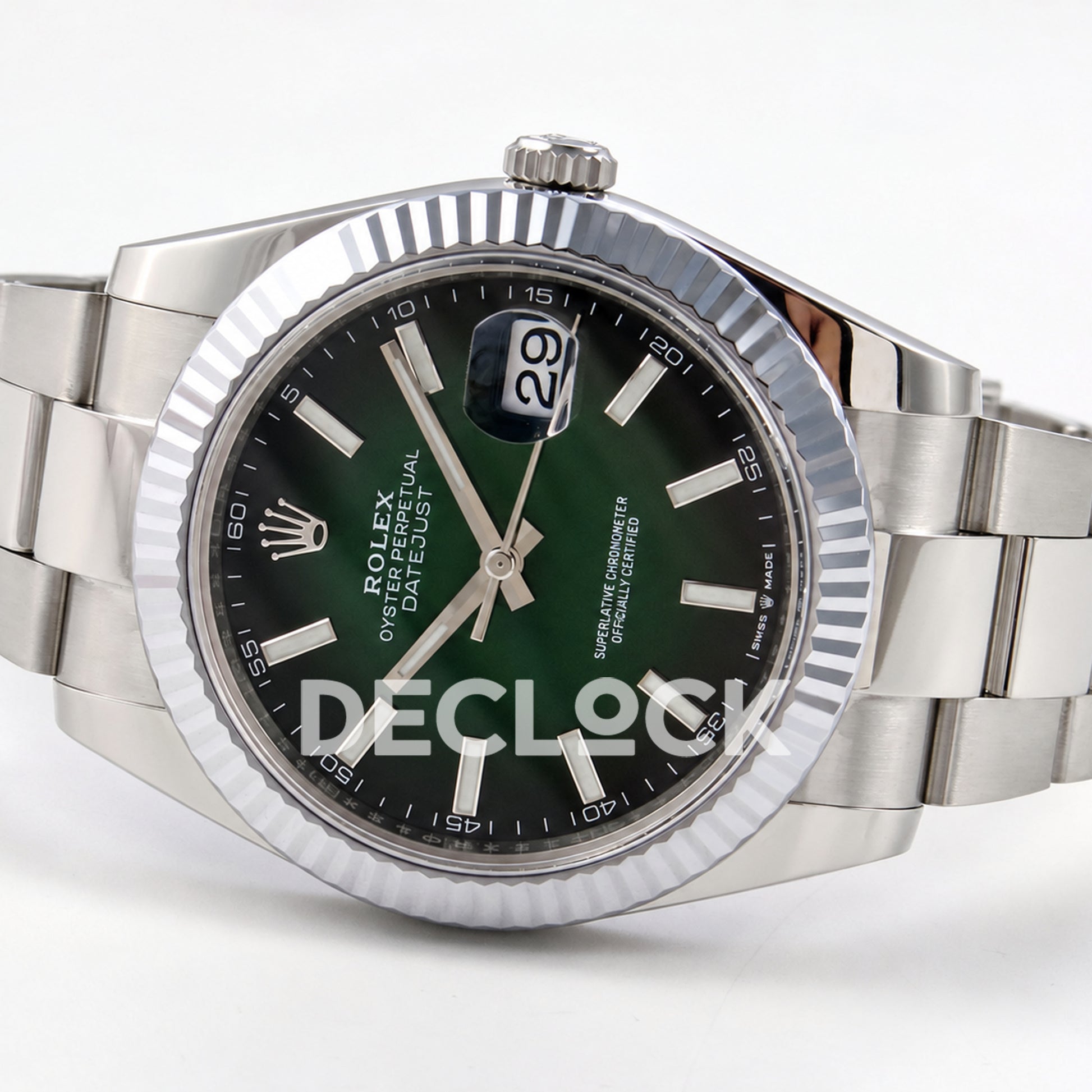 Rolex Datejust 41 126334 Green Ombre Oyster SEEK VR3235
