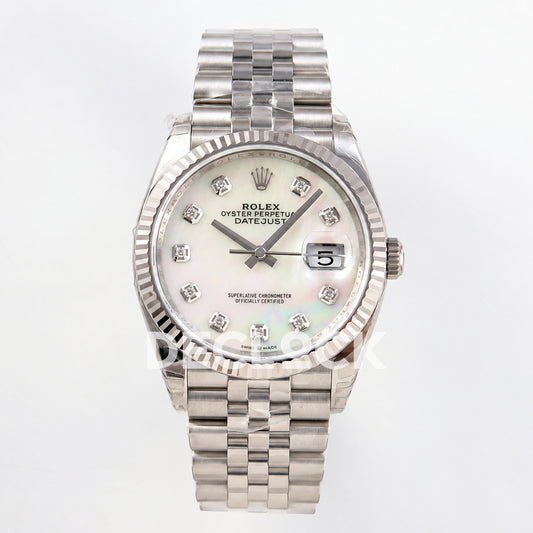 Rolex Datejust 41 126334 White MOP Diamonds Jubilee VSF