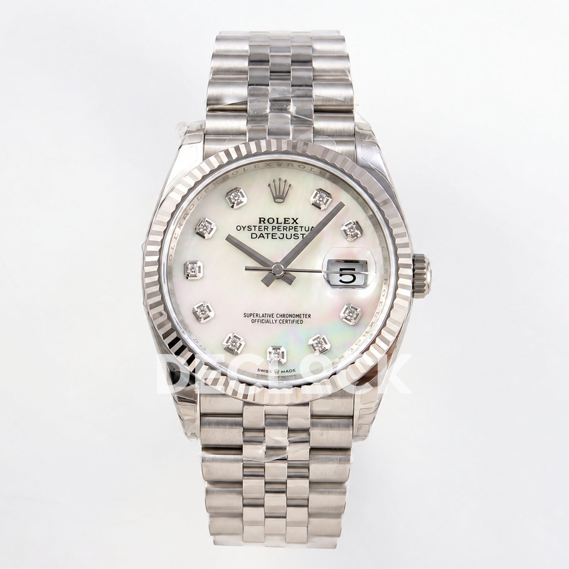 Rolex Datejust 41 126334 White MOP Diamonds Jubilee VSF
