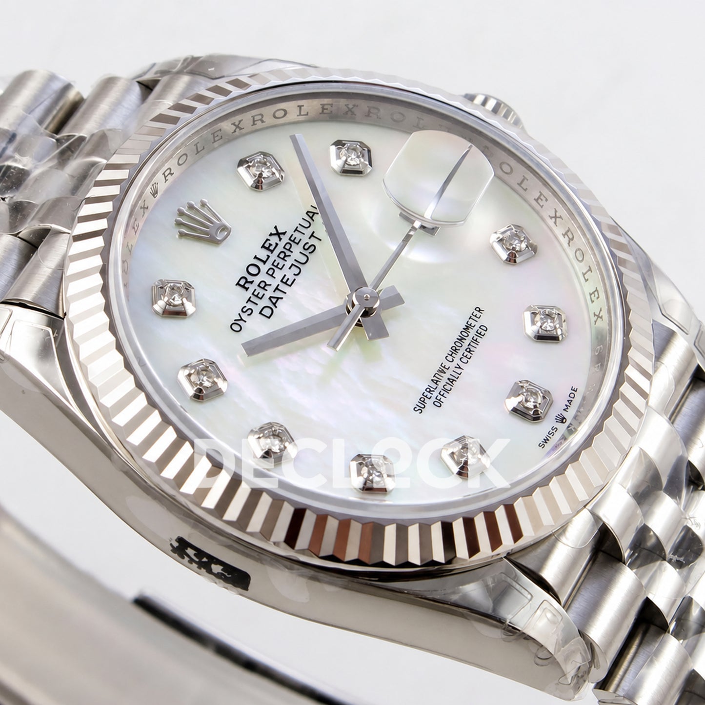 Rolex Datejust 41 126334 White MOP Diamonds Jubilee VSF