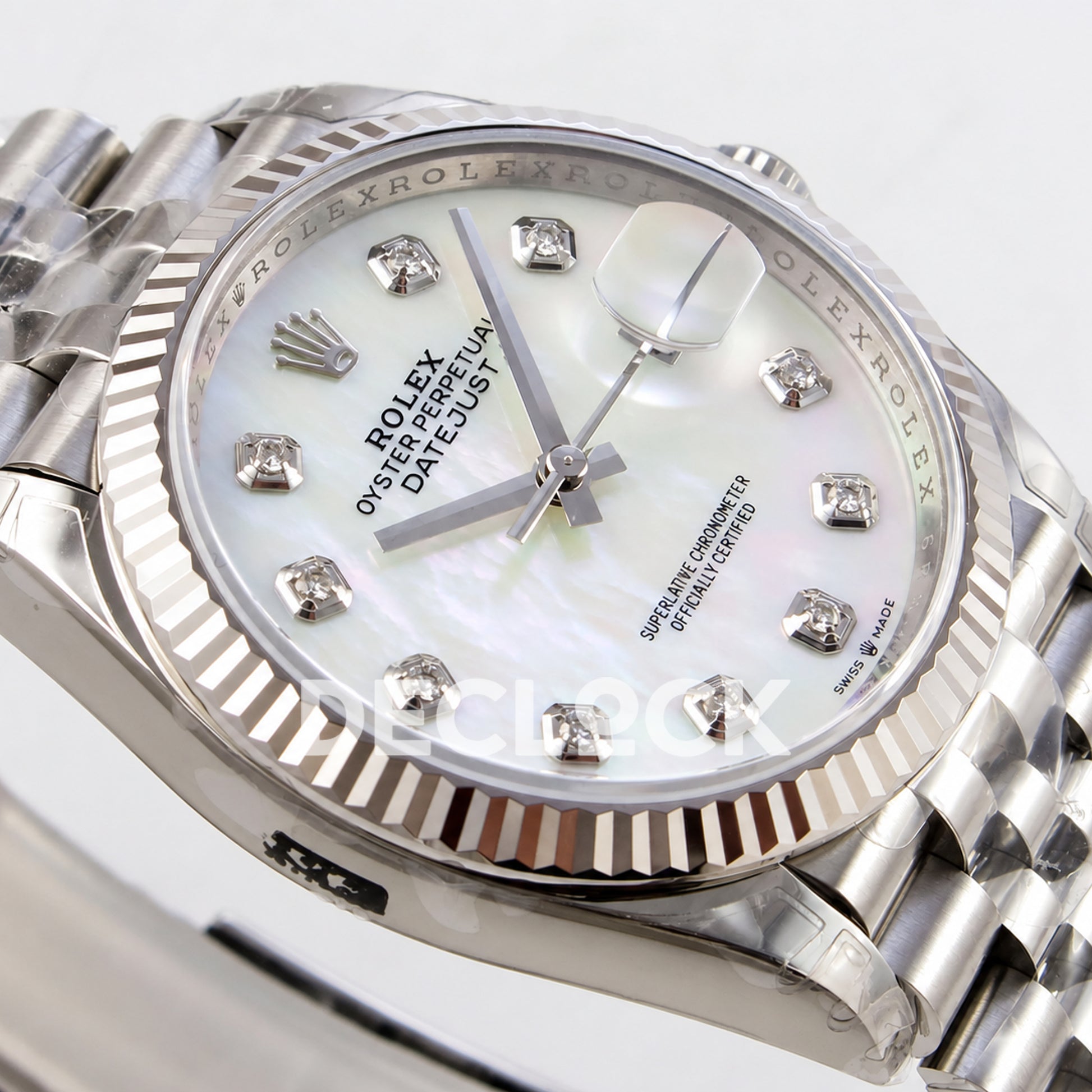 Rolex Datejust 41 126334 White MOP Diamonds Jubilee VSF