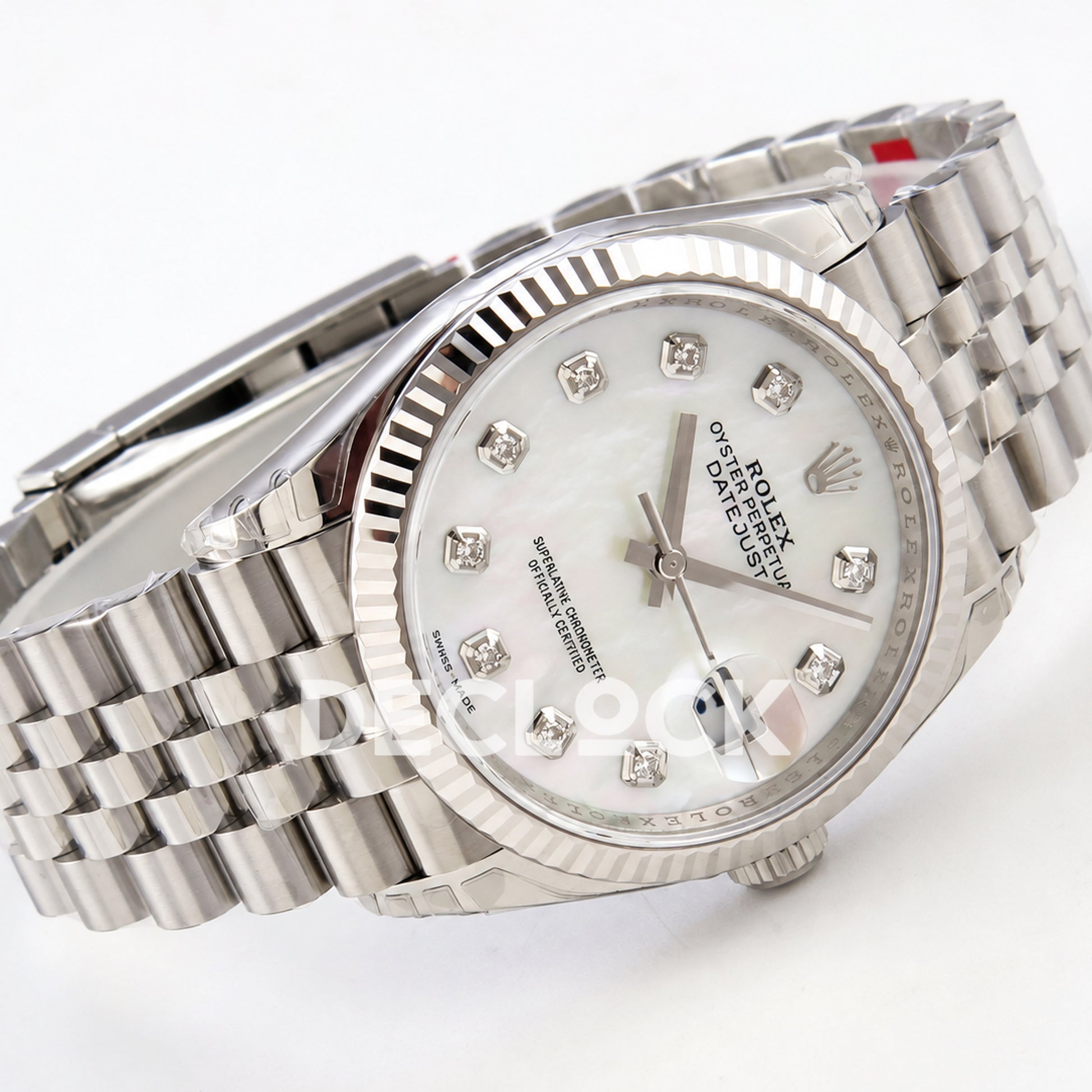 Rolex Datejust 41 126334 White MOP Diamonds Jubilee VSF