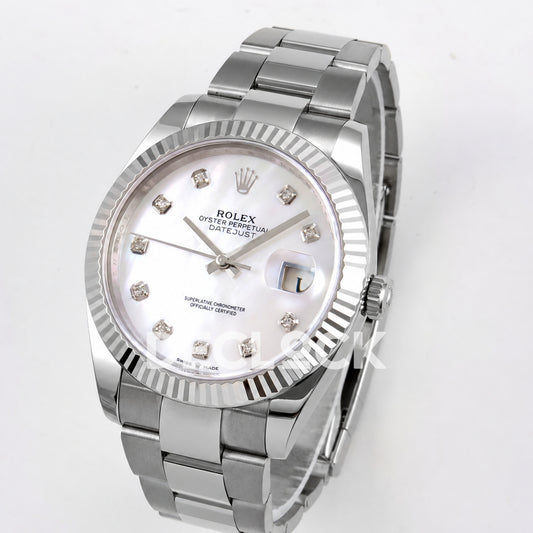 Rolex Datejust 41 126334 White Diamonds Oyster SEEK VR3235