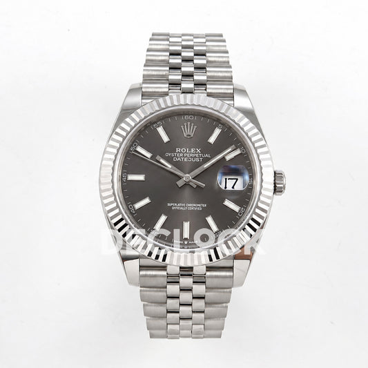 Rolex Datejust 41 126334 Grey Stick Dial Jubilee SEEK VR3235