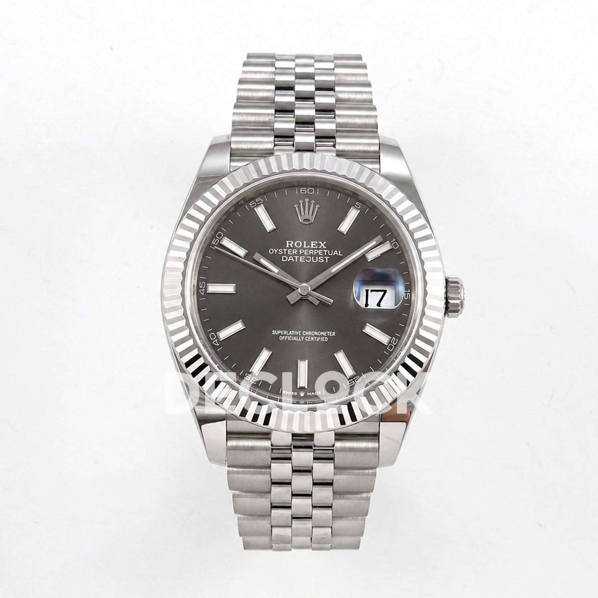 Rolex Datejust 41 126334 Grey Stick Dial Jubilee SEEK VR3235