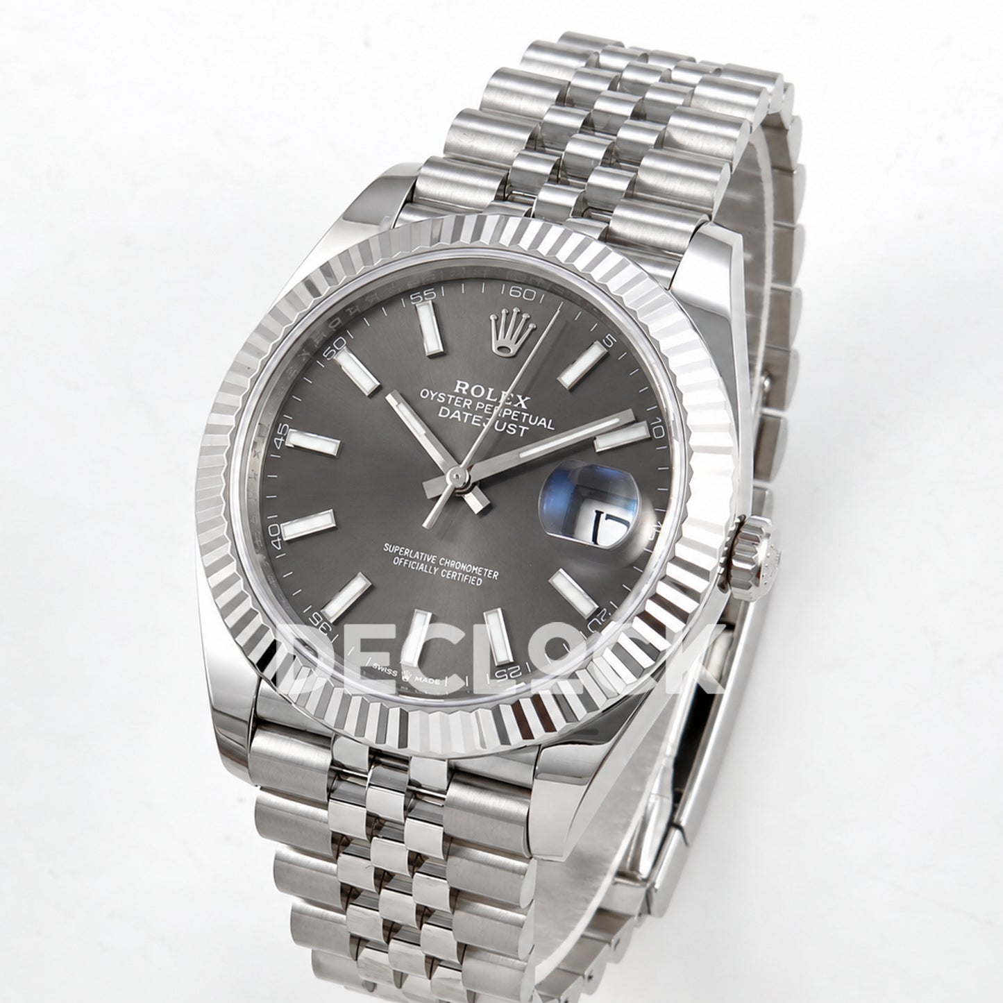 Rolex Datejust 41 126334 Grey Stick Dial Jubilee SEEK VR3235