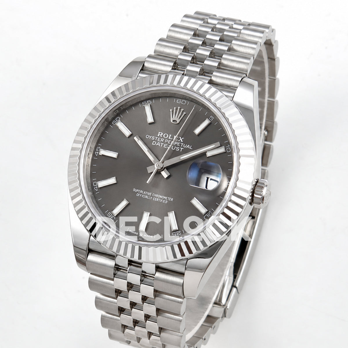 Rolex Datejust 41 126334 Grey Stick Dial Jubilee SEEK VR3235