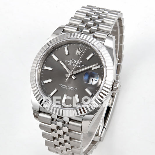 Rolex Datejust 41 126334 Grey Stick Dial Jubilee SEEK VR3235