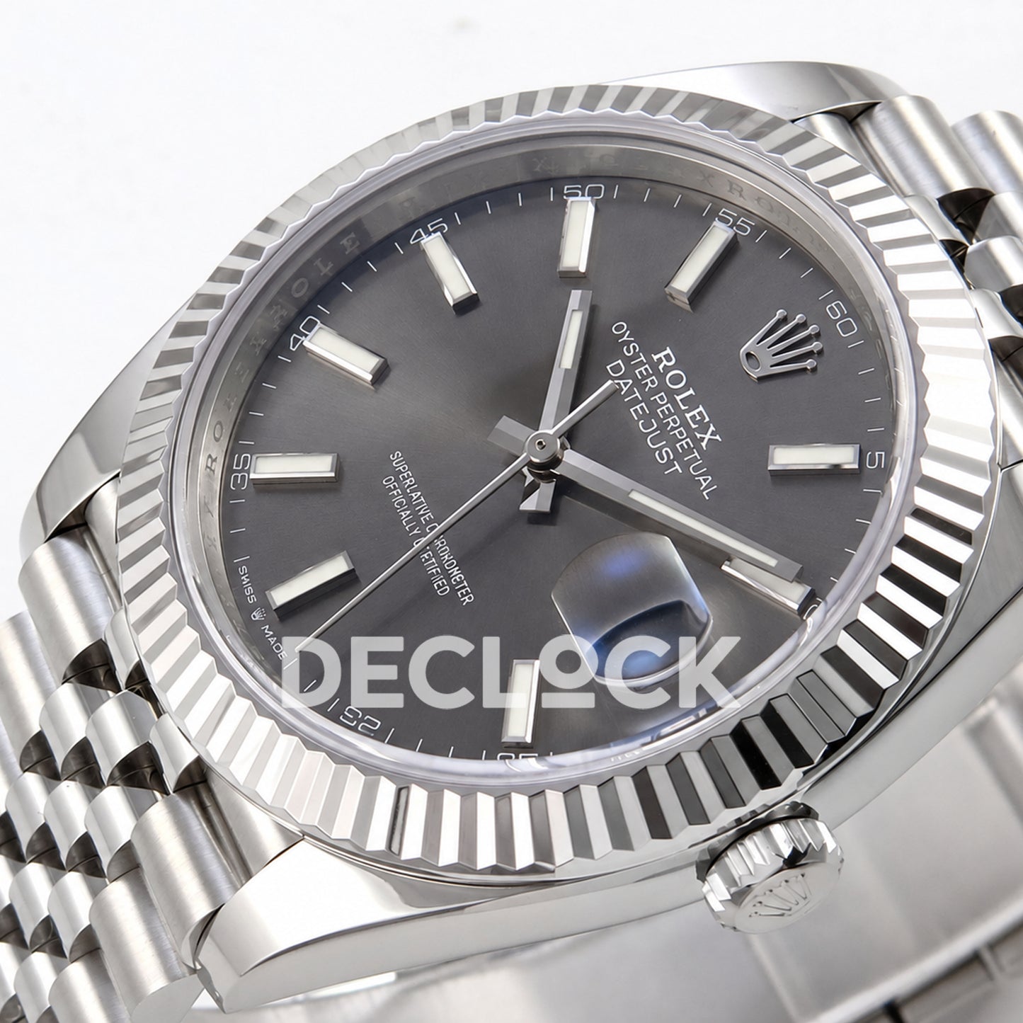 Rolex Datejust 41 126334 Grey Stick Dial Jubilee SEEK VR3235