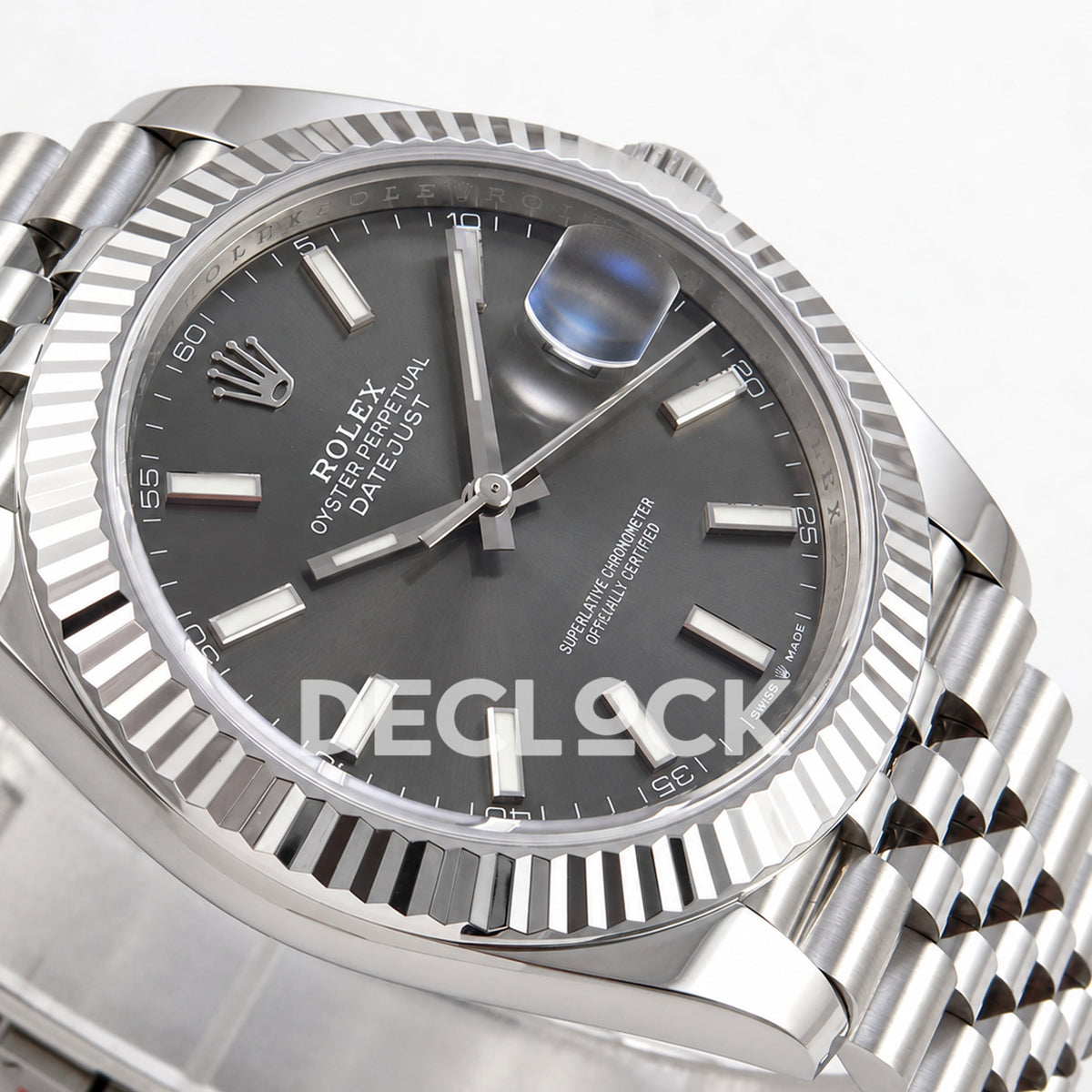 Rolex Datejust 41 126334 Grey Stick Dial Jubilee SEEK VR3235