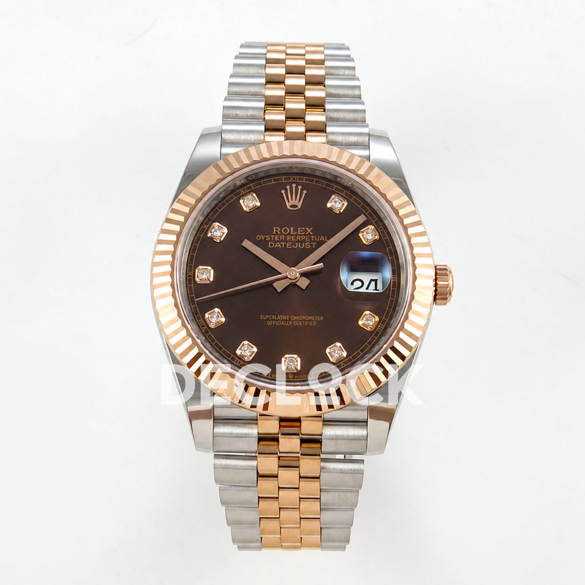 Rolex Datejust 41 126331 Brown Diamonds Jubilee RGF JH3235