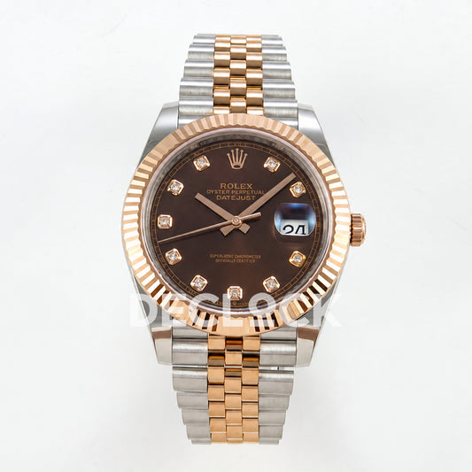Rolex Datejust 41 126331 Brown Diamonds Jubilee RGF JH3235