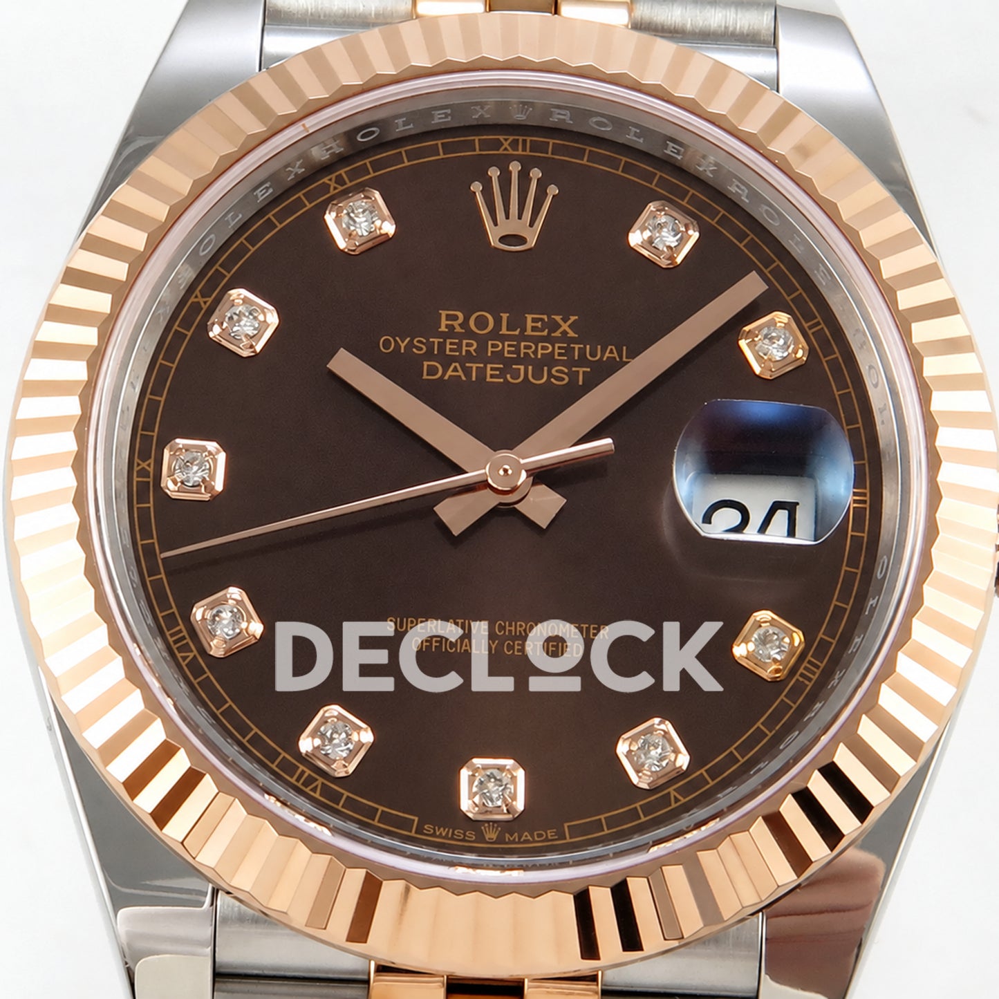 Rolex Datejust 41 126331 Brown Diamonds Jubilee RGF JH3235