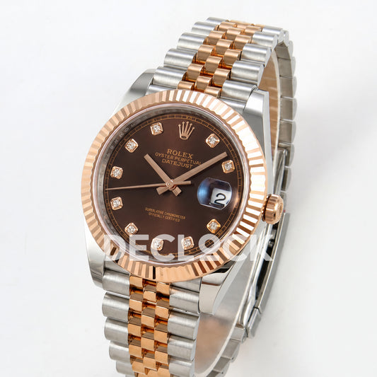 Rolex Datejust 41 126331 Brown Diamonds Jubilee RGF JH3235