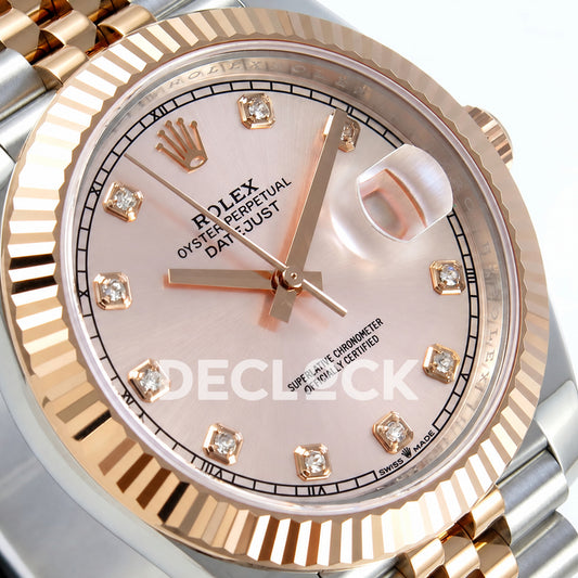 Rolex Datejust 41 126331 Rose Gold Diamonds Jubilee RGF JH3235