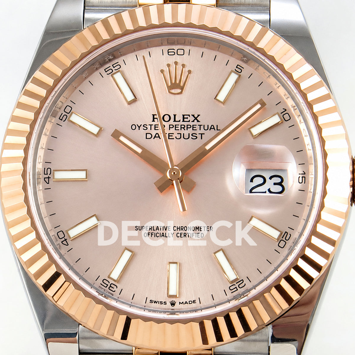 Rolex Datejust 41 126331 Rose Gold Stick Dial Jubilee RGF JH3235