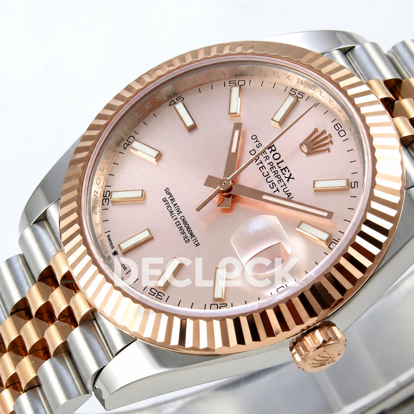 Rolex Datejust 41 126331 Rose Gold Stick Dial Jubilee RGF JH3235