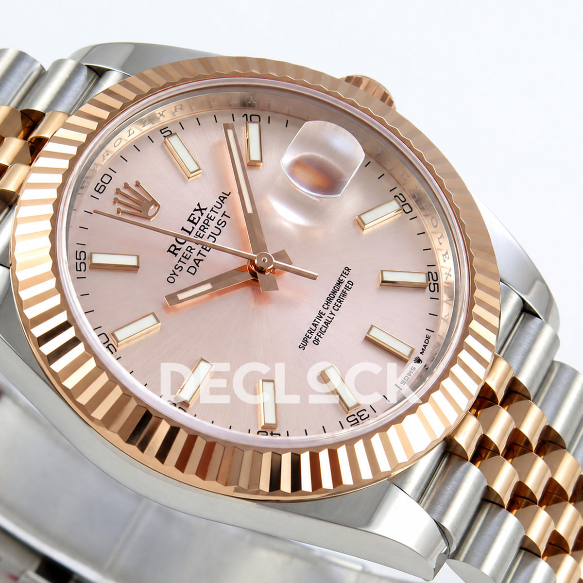 Rolex Datejust 41 126331 Rose Gold Stick Dial Jubilee RGF JH3235