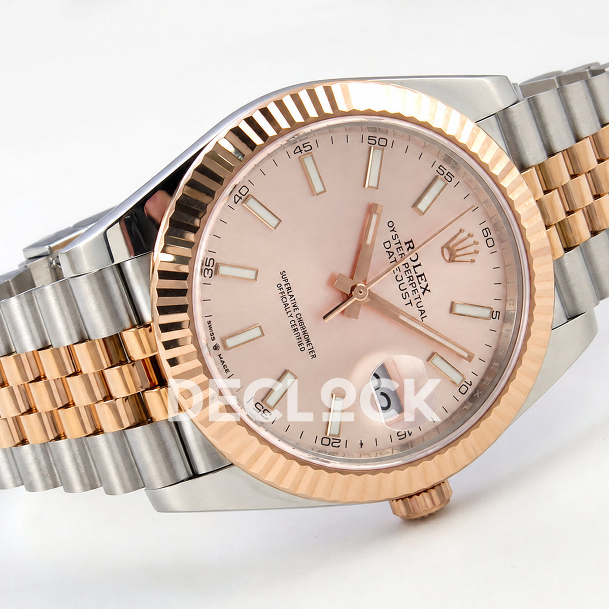 Rolex Datejust 41 126331 Rose Gold Stick Dial Jubilee RGF JH3235