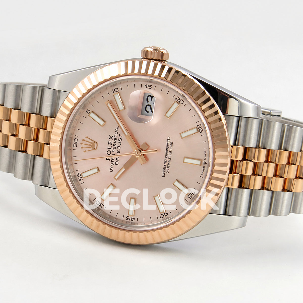 Rolex Datejust 41 126331 Rose Gold Stick Dial Jubilee RGF JH3235