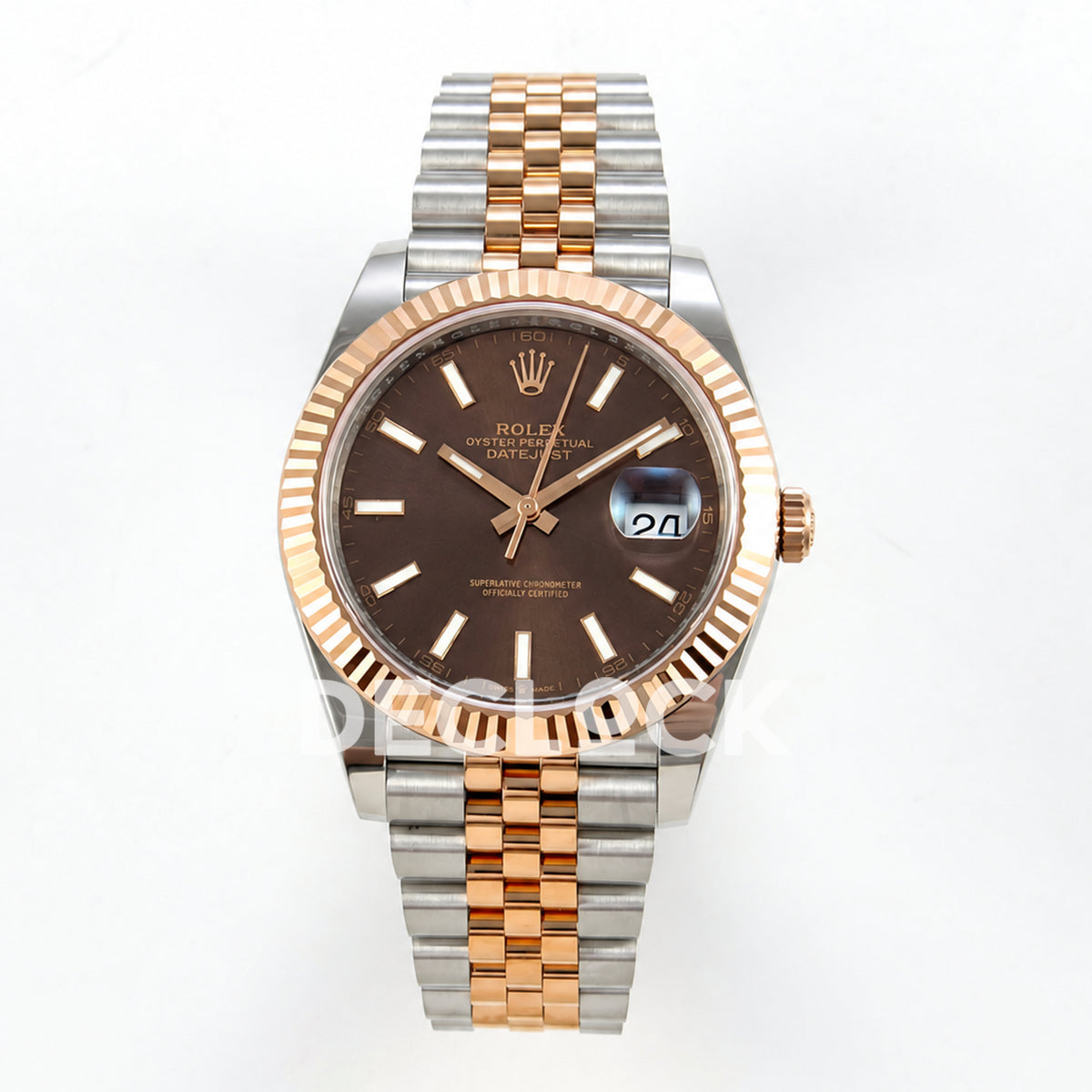 Rolex Datejust 41 126331 Brown Stick Dial Jubilee RGF JH3235