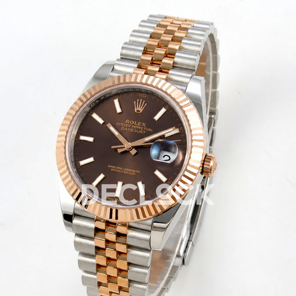 Rolex Datejust 41 126331 Brown Stick Dial Jubilee RGF JH3235