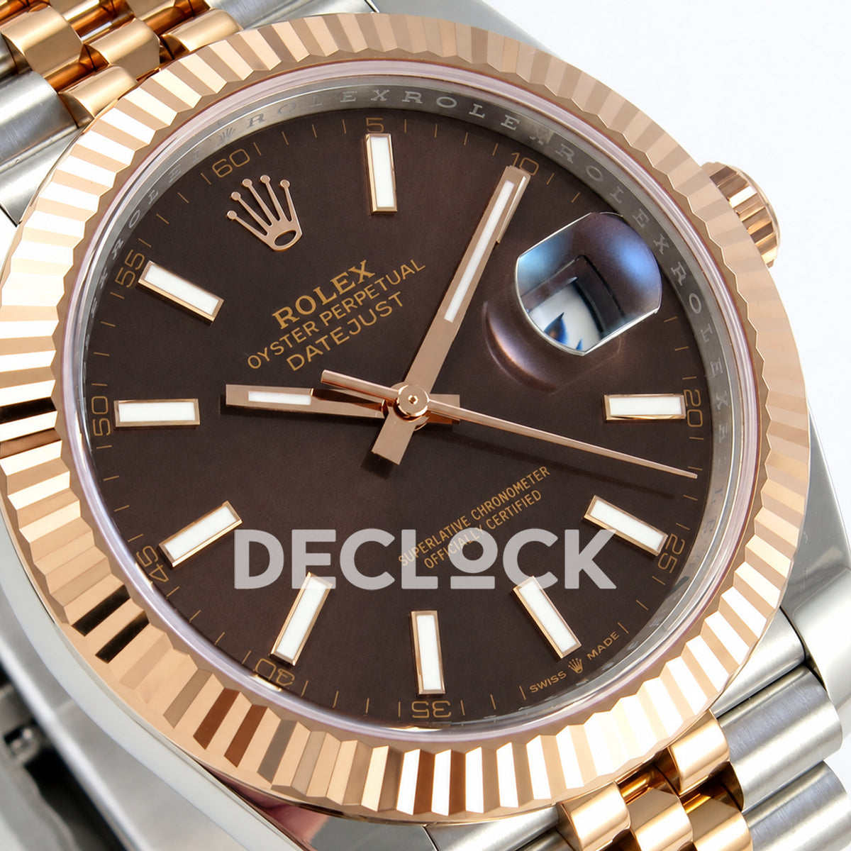 Rolex Datejust 41 126331 Brown Stick Dial Jubilee RGF JH3235