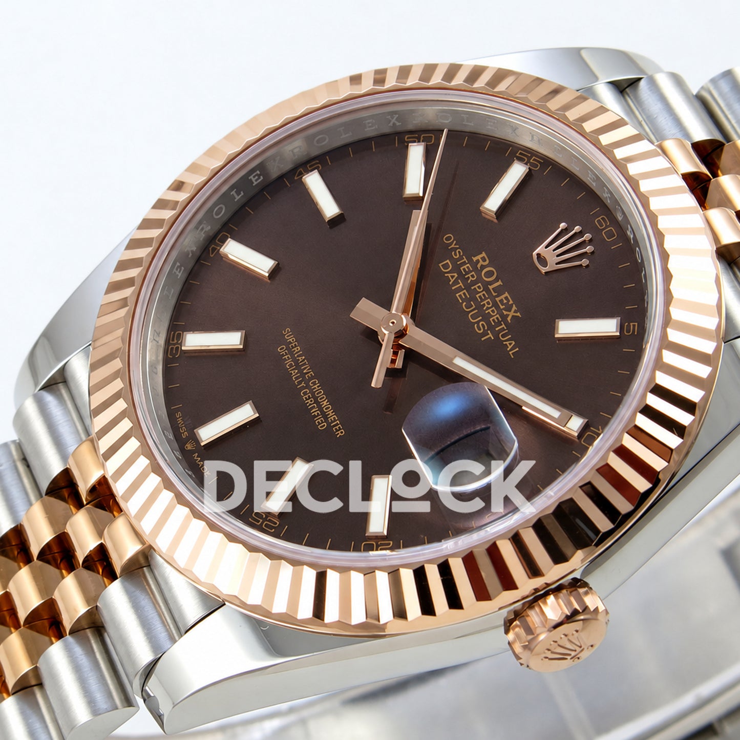 Rolex Datejust 41 126331 Brown Stick Dial Jubilee RGF JH3235