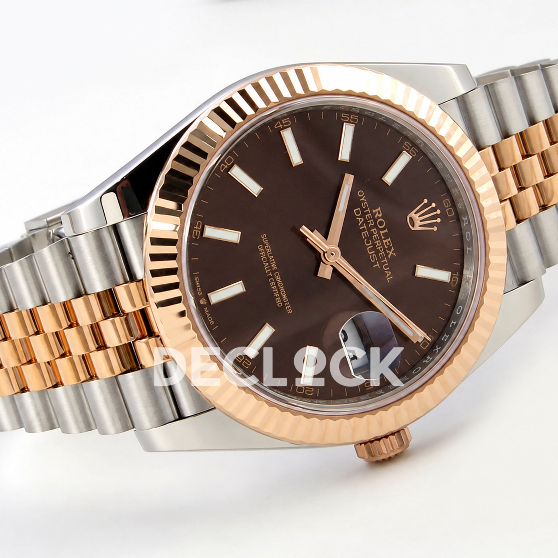 Rolex Datejust 41 126331 Brown Stick Dial Jubilee RGF JH3235