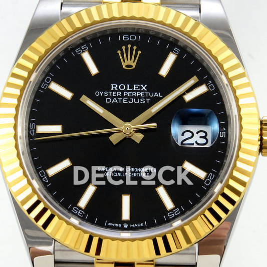 Rolex Datejust 41 126333 Black Stick Dial Jubilee RGF JH3235