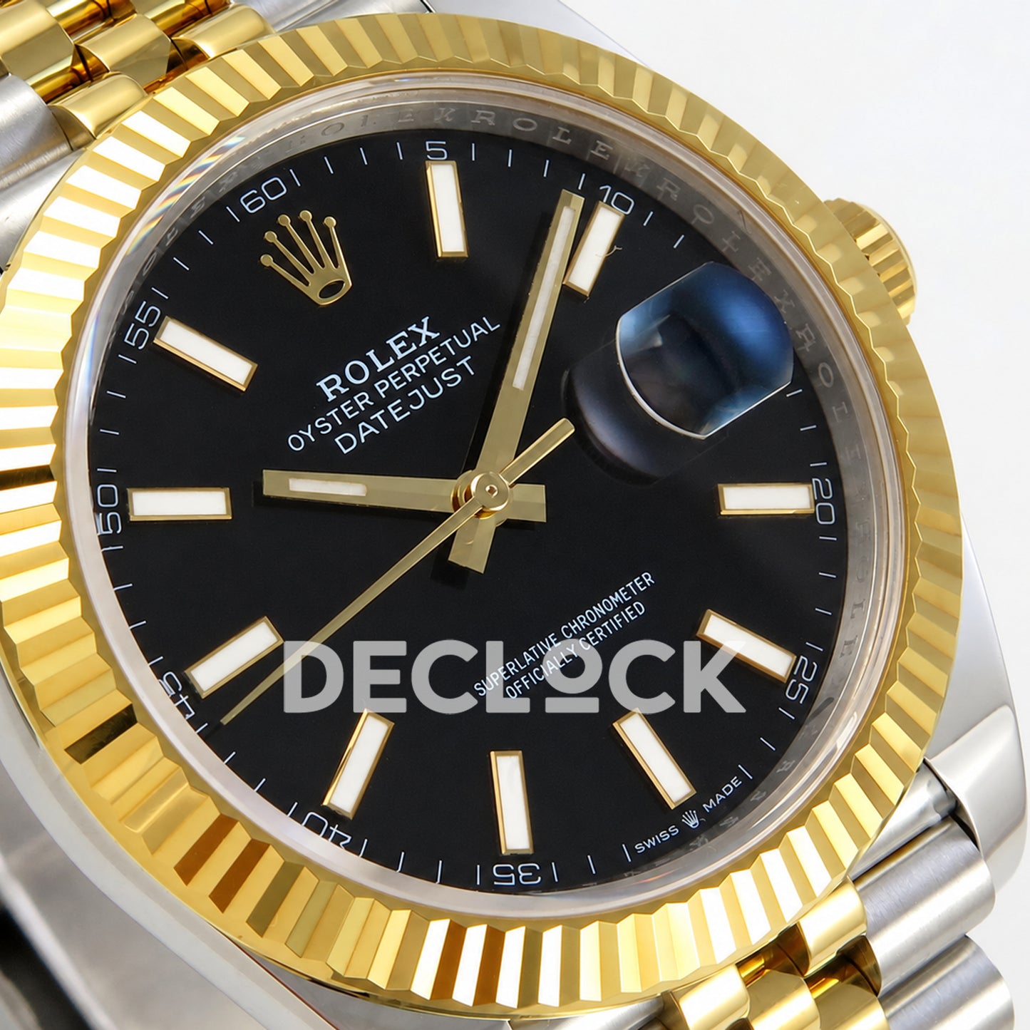 Rolex Datejust 41 126333 Black Stick Dial Jubilee RGF JH3235
