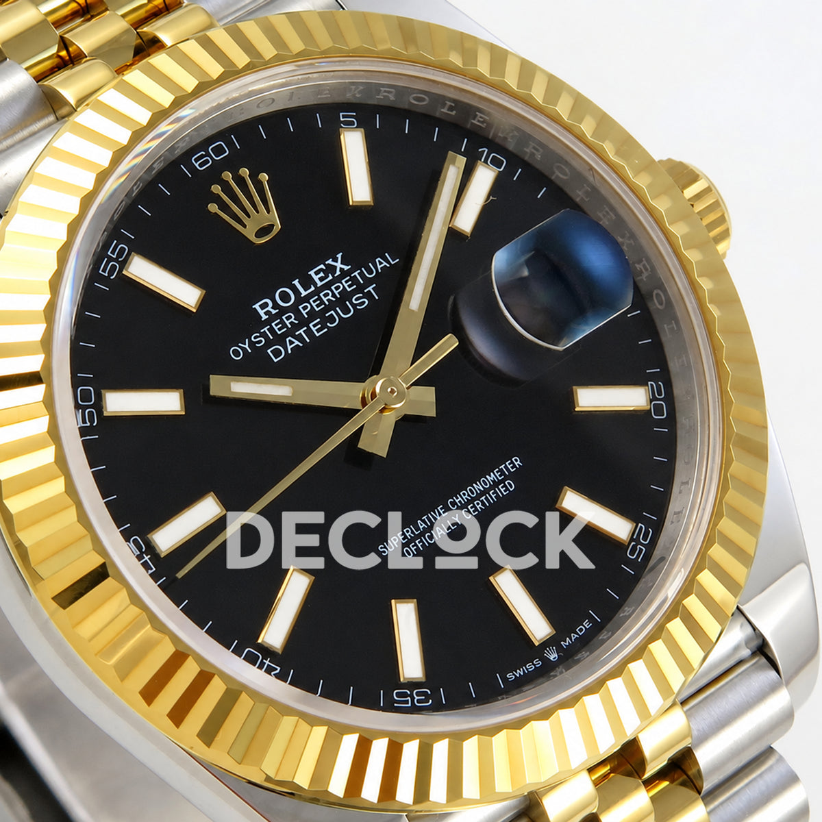 Rolex Datejust 41 126333 Black Stick Dial Jubilee RGF JH3235