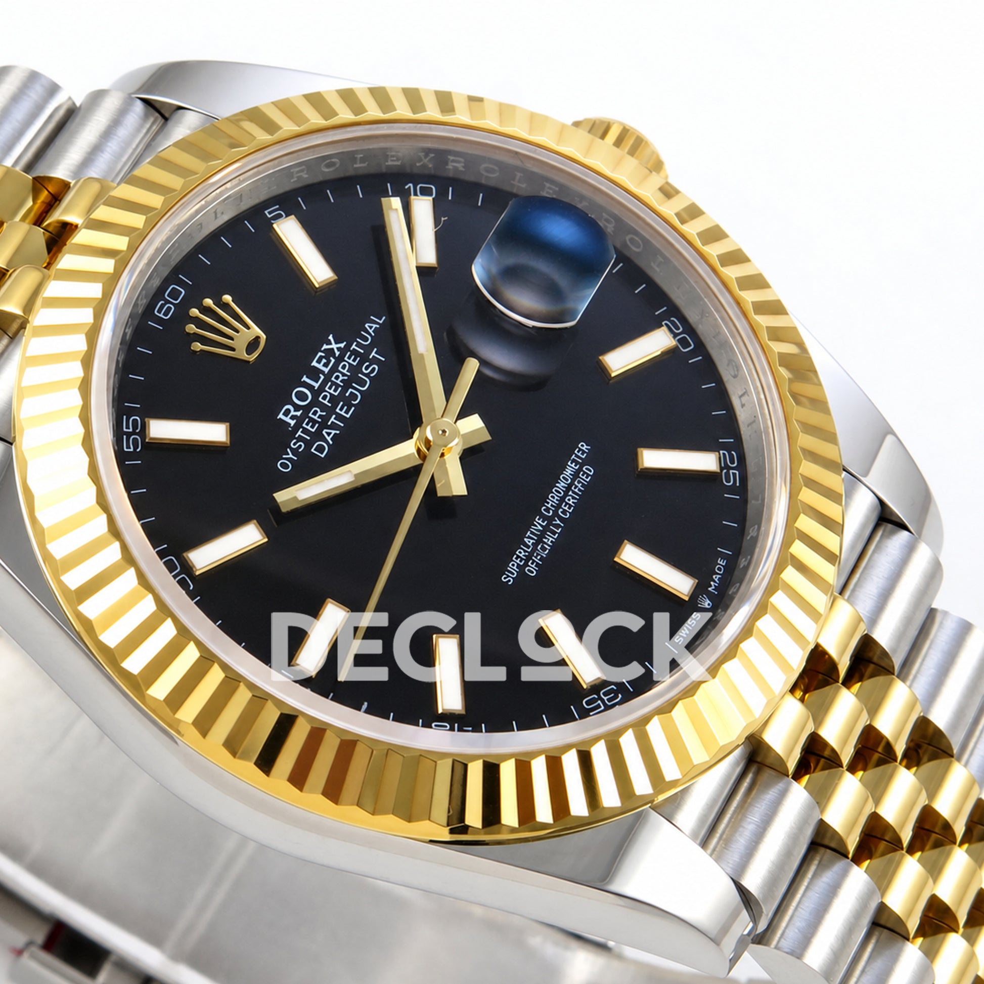 Rolex Datejust 41 126333 Black Stick Dial Jubilee RGF JH3235