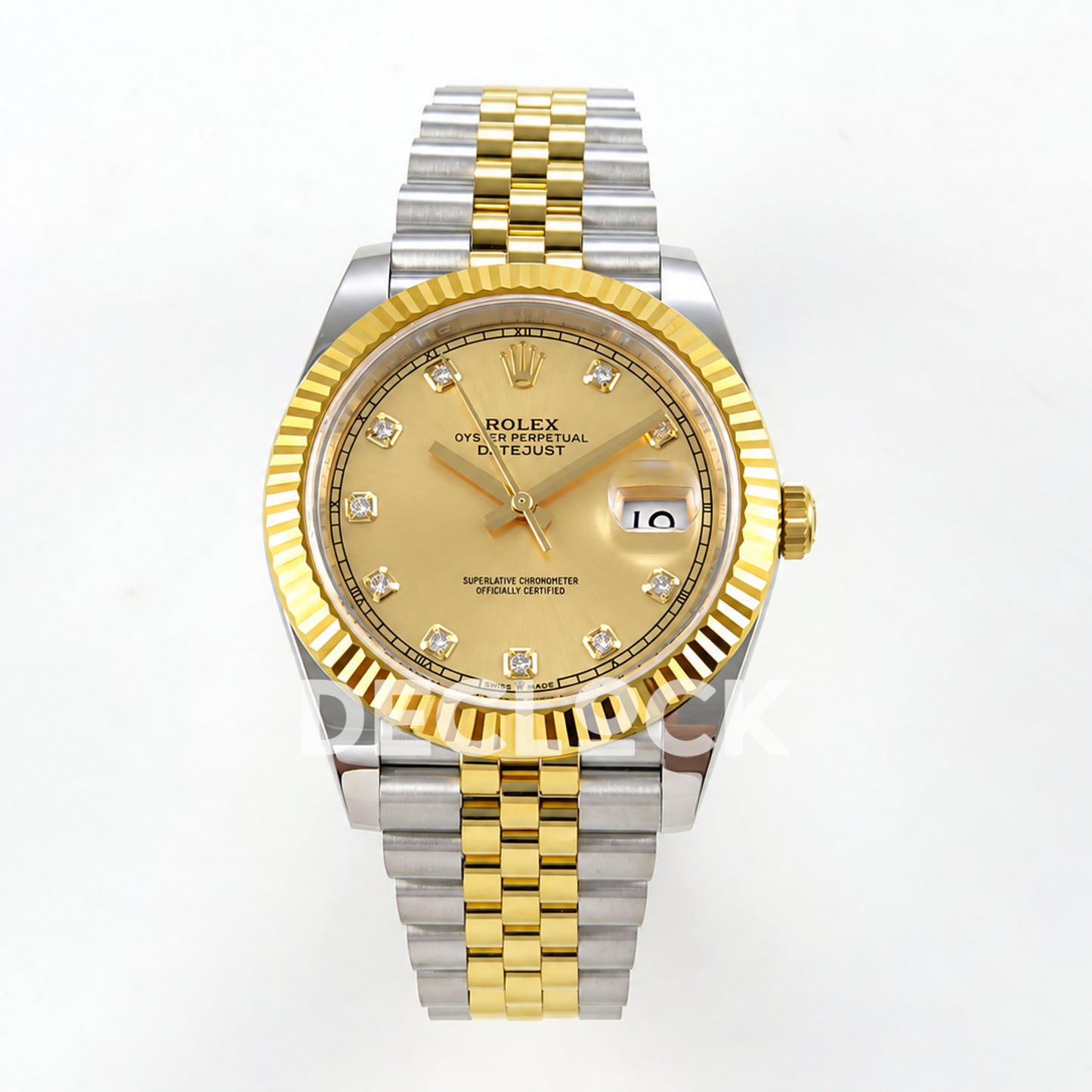 Rolex Datejust 41 126333 Yellow Gold Diamonds Jubilee RGF JH3235