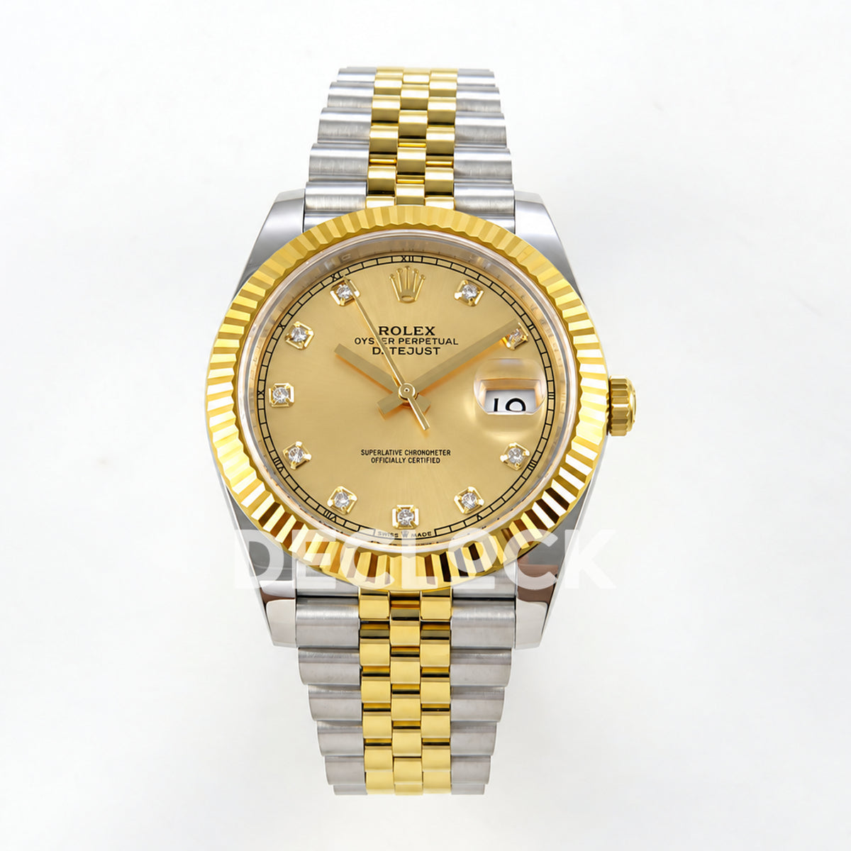 Rolex Datejust 41 126333 Yellow Gold Diamonds Jubilee RGF JH3235