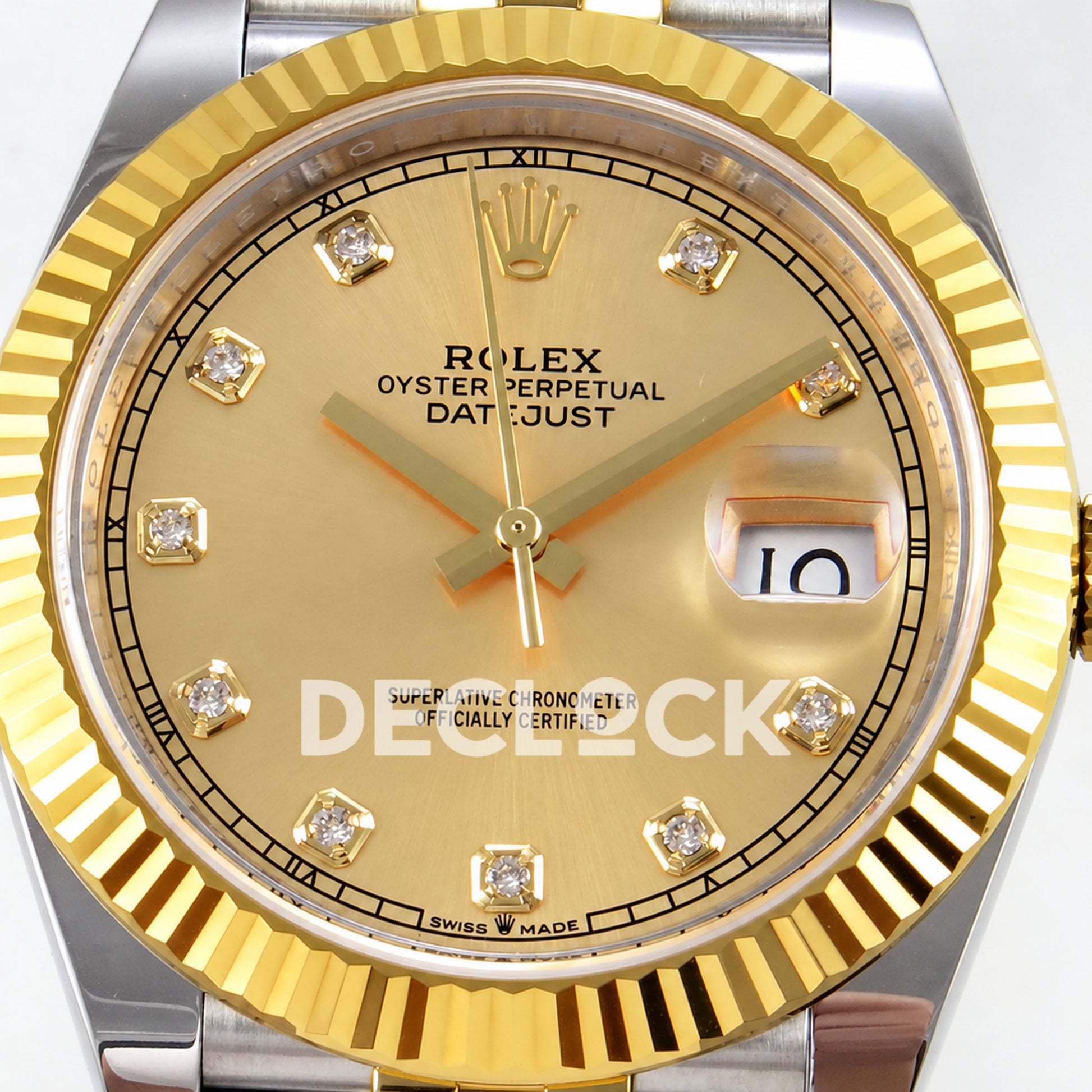 Rolex Datejust 41 126333 Yellow Gold Diamonds Jubilee RGF JH3235