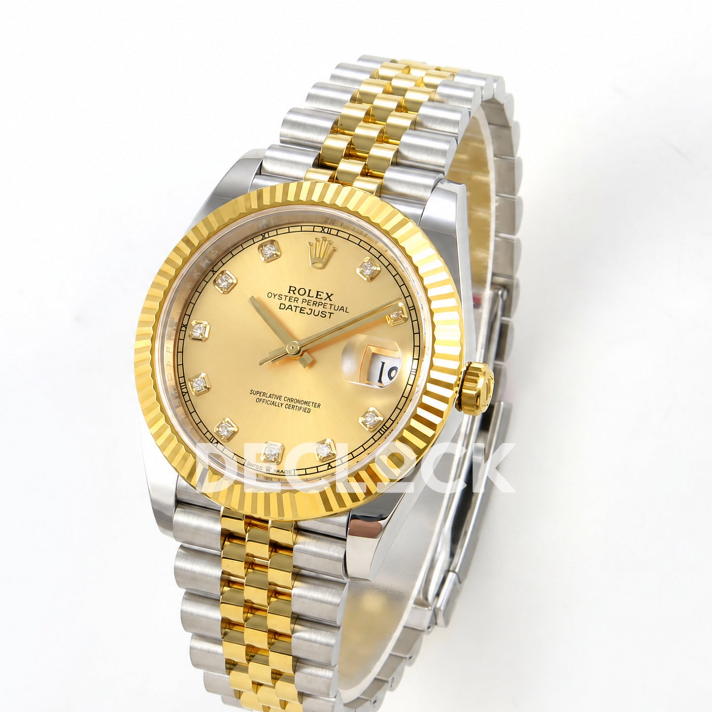 Rolex Datejust 41 126333 Yellow Gold Diamonds Jubilee RGF JH3235