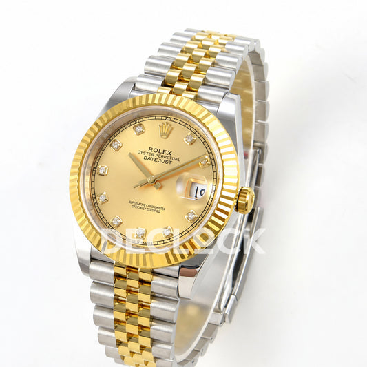 Rolex Datejust 41 126333 Yellow Gold Diamonds Jubilee RGF JH3235