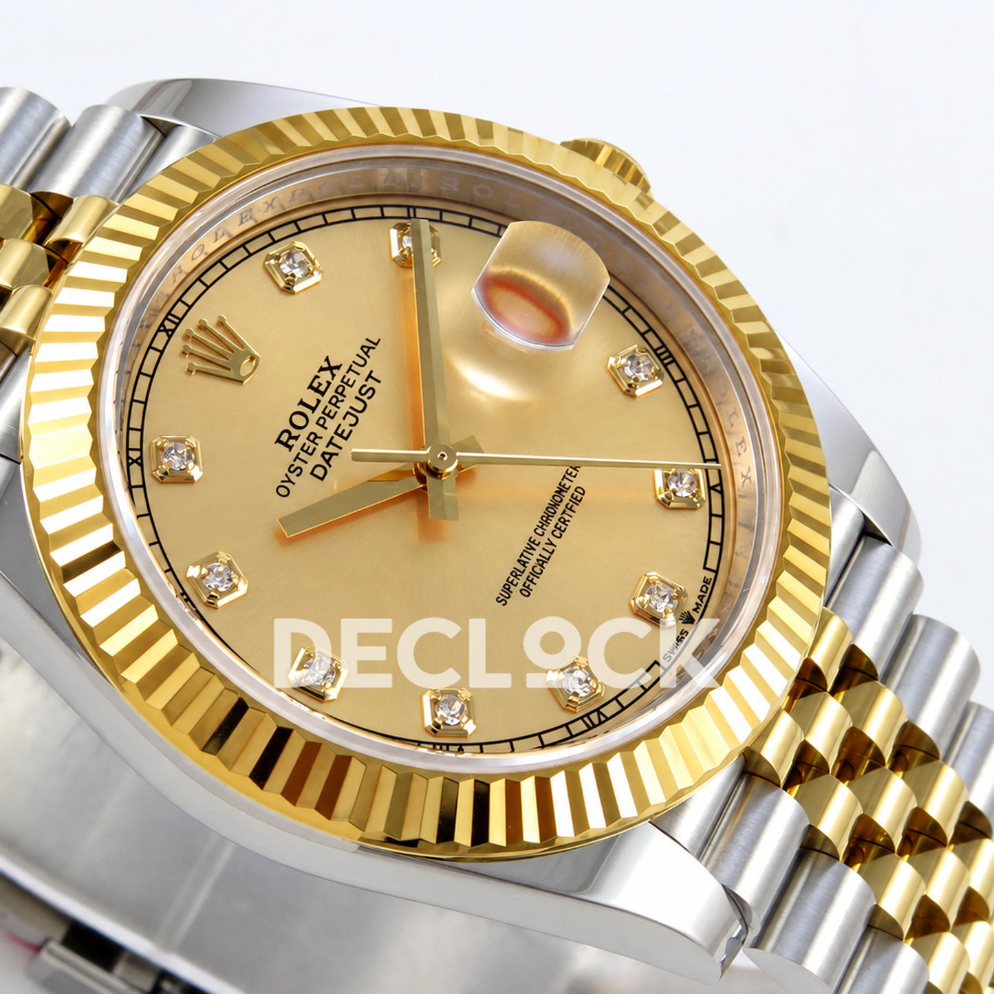 Rolex Datejust 41 126333 Yellow Gold Diamonds Jubilee RGF JH3235