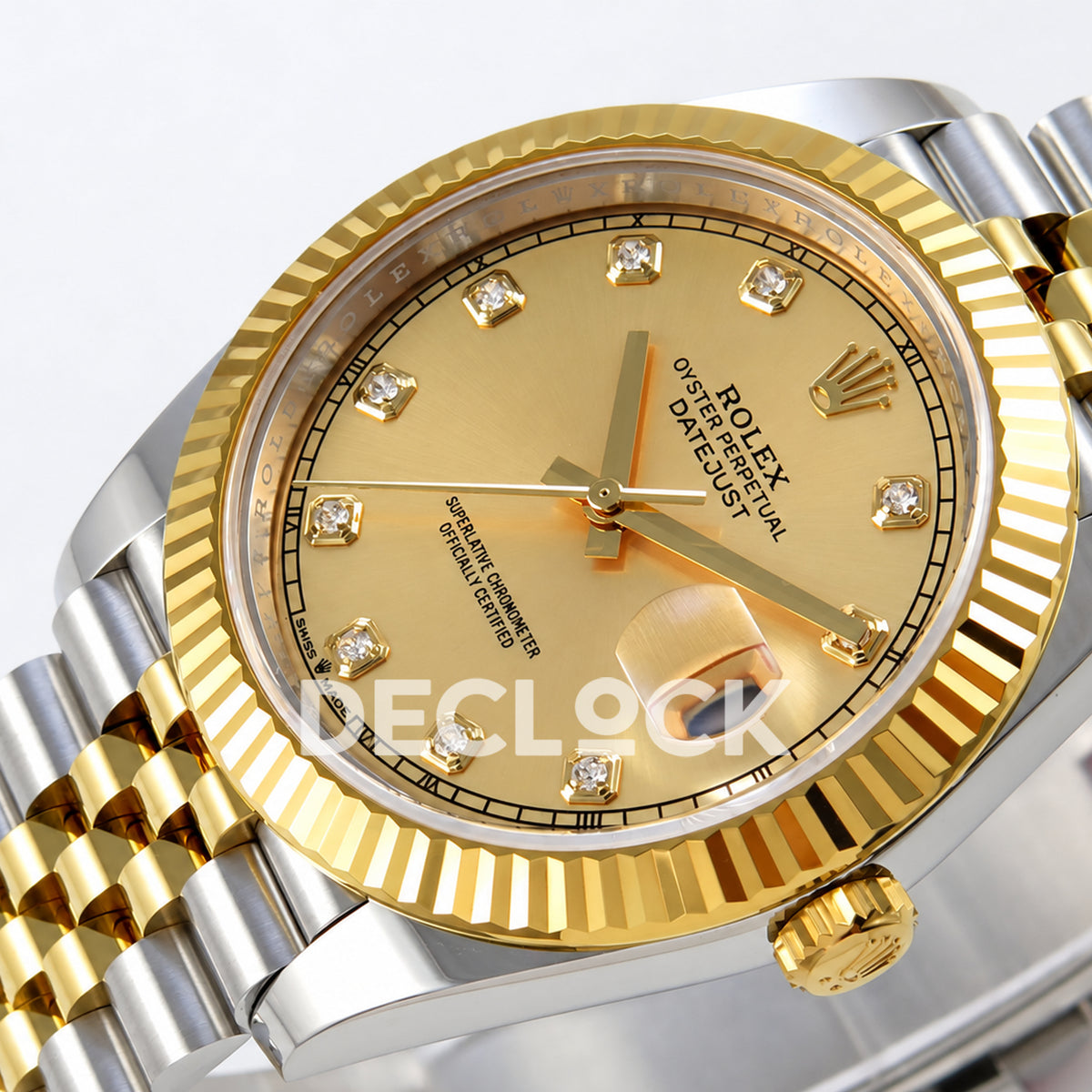 Rolex Datejust 41 126333 Yellow Gold Diamonds Jubilee RGF JH3235