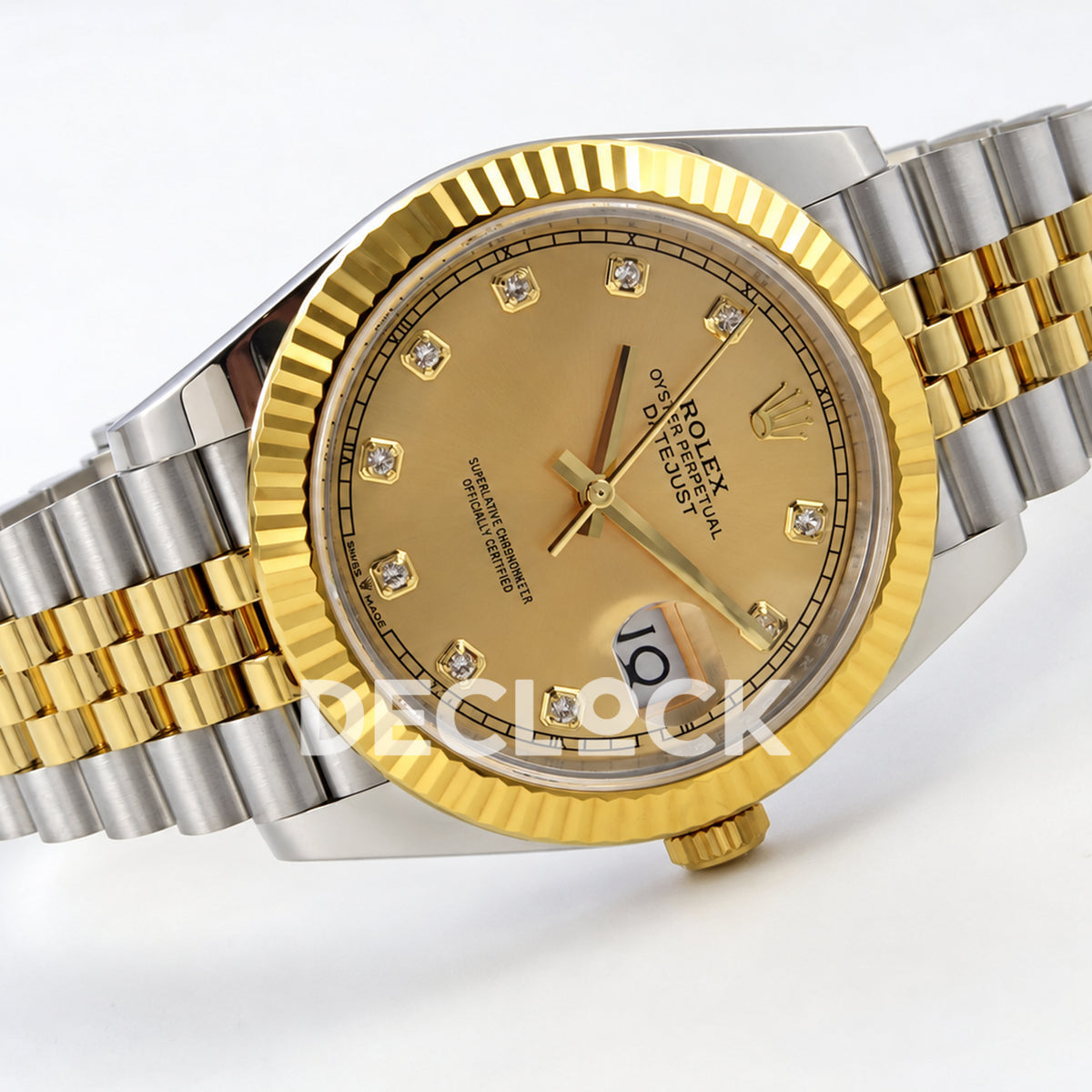 Rolex Datejust 41 126333 Yellow Gold Diamonds Jubilee RGF JH3235
